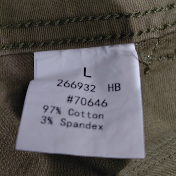 Women's Olive Green Wide-Leg Pants - Picture 4 of 16